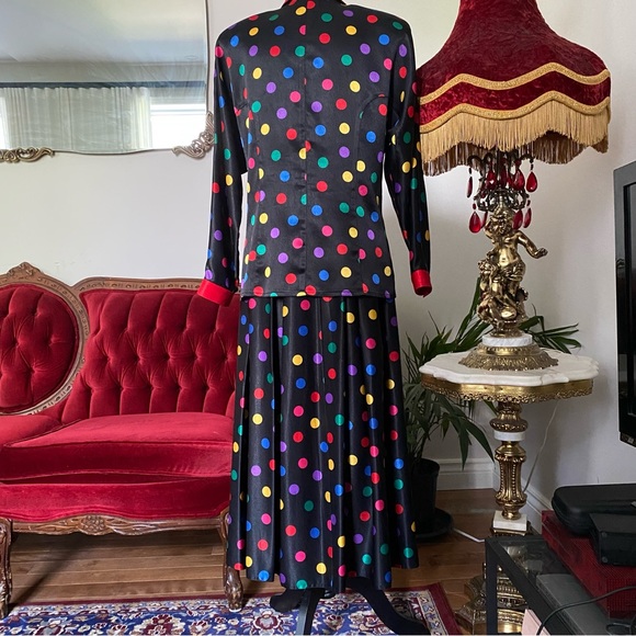 Fabulous Vintage Simon Chang 3 piece set ❤️🖤💛💙💚 - Picture 11 of 14